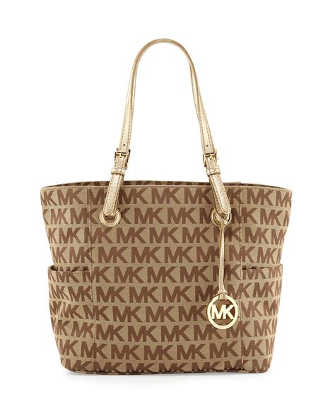 michael kors signature purse|michael kors signature canvas tote.